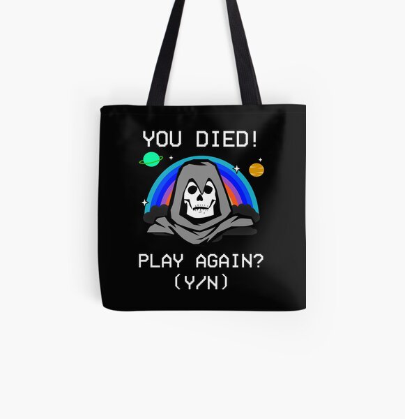 Playthrough Tote Bags Redbubble - roblox deathrun jurassic volcano related keywords