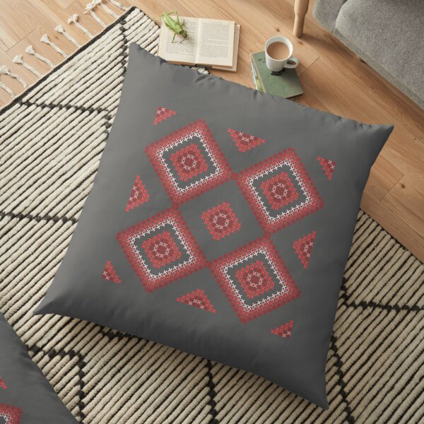 traditional embroidery Floor Pillow