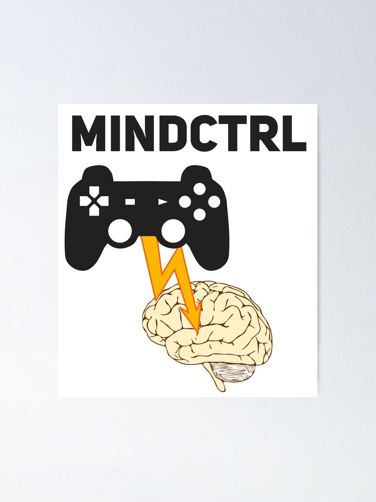 "Video Game Mind Control Dystopia " Poster for Sale by Joepseudo