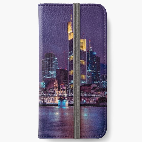 Mega City Nights Frankfurt iPhone Wallet