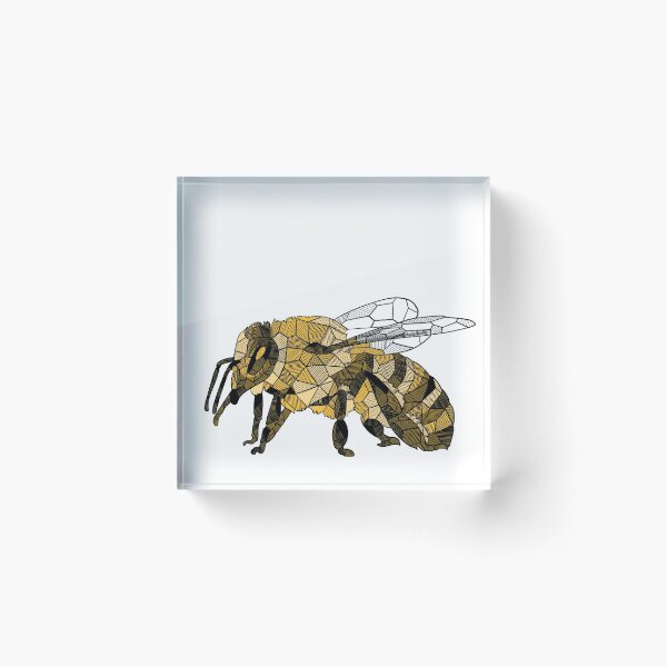 Item preview, Honey Bee Geometric Sketch Art designed and sold by polliadesign.