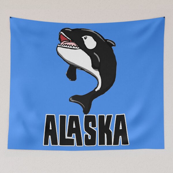 Item preview, Killer Whale Cartoon, Alaska designed and sold by AlaskaExtreme.