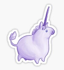 Fat Unicorn Sticker