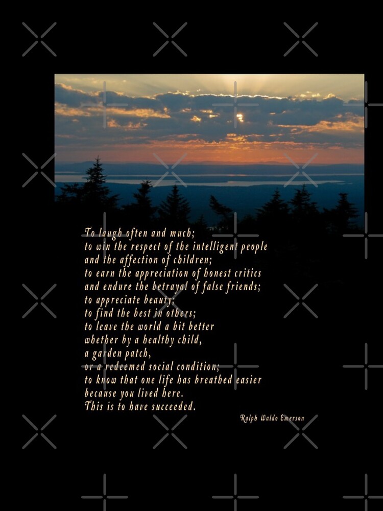 Emerson - To laugh often and much by planet-eye