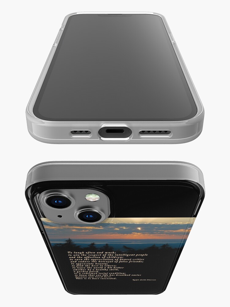 Alternate view of Emerson - To laugh often and much iPhone Case