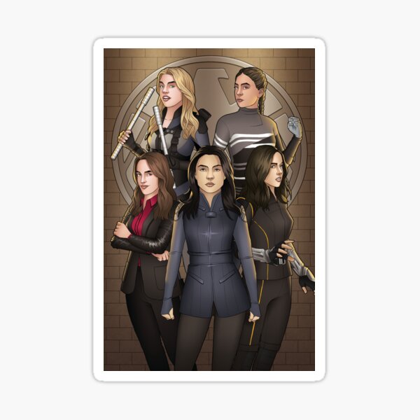 Agent Ladies Group Sticker
