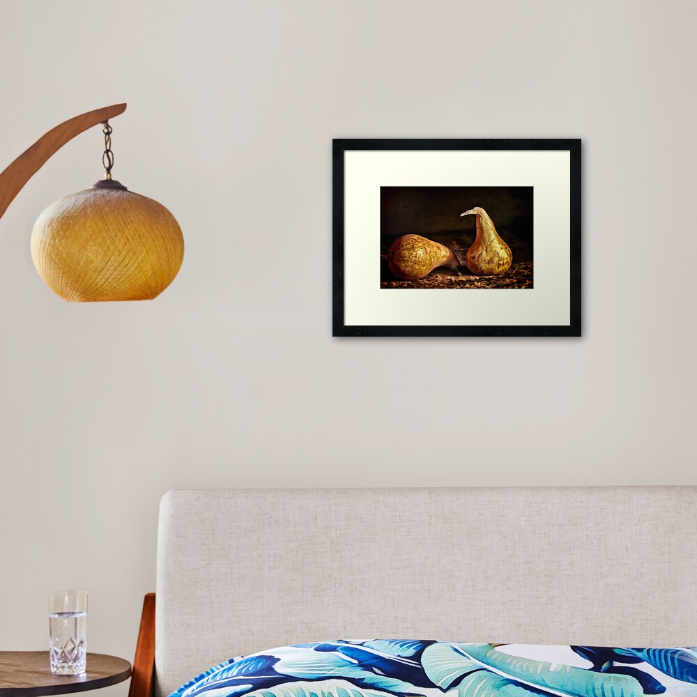 Pears still life Framed Art Print