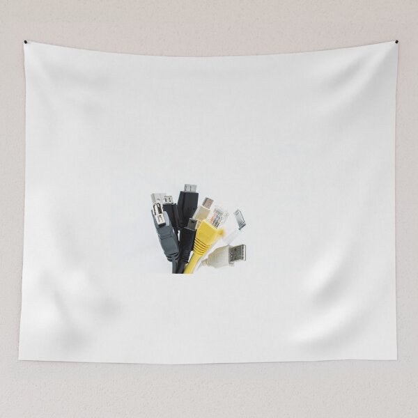 Item preview, Bunch of cables on white background designed and sold by alexstreinu.