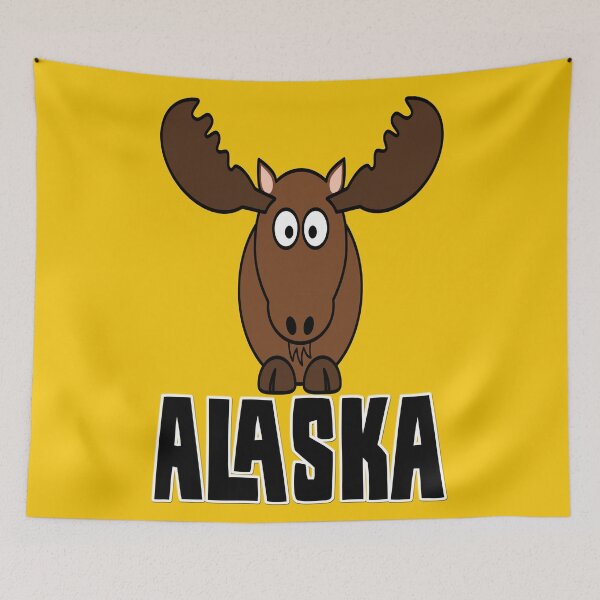 Item preview, Cartoon Moose, Alaska designed and sold by AlaskaExtreme.
