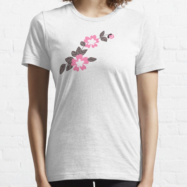 Patrón de flores - rosa Camiseta esencial