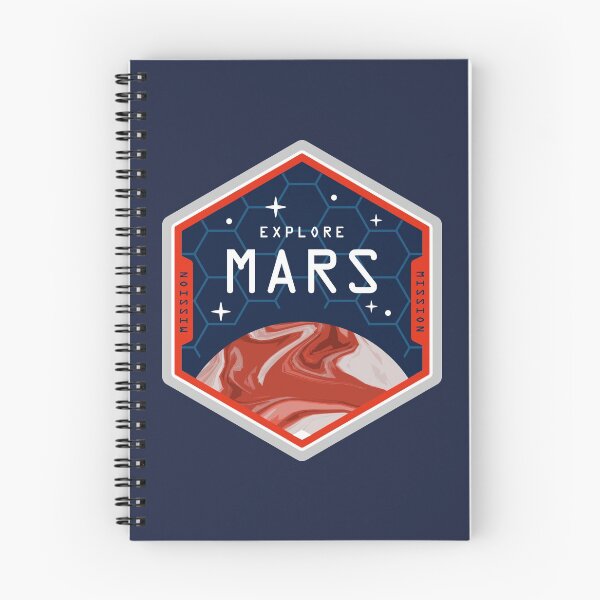 Item preview, Explore Mars Badge designed and sold by Mercury Club.