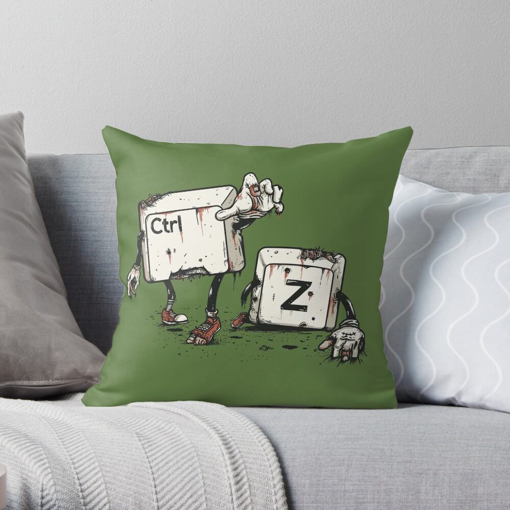 Item preview, Throw Pillow designed and sold by Madkobra.