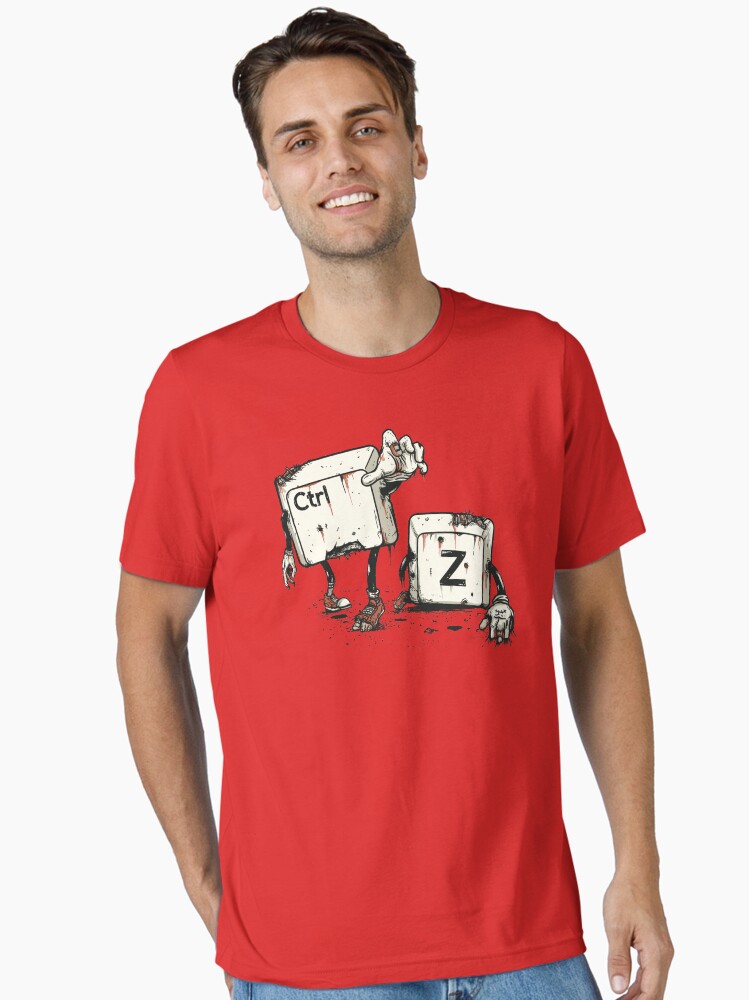Thumbnail 1 of 7, Essential T-Shirt, Walking Undoead designed and sold by Madkobra.