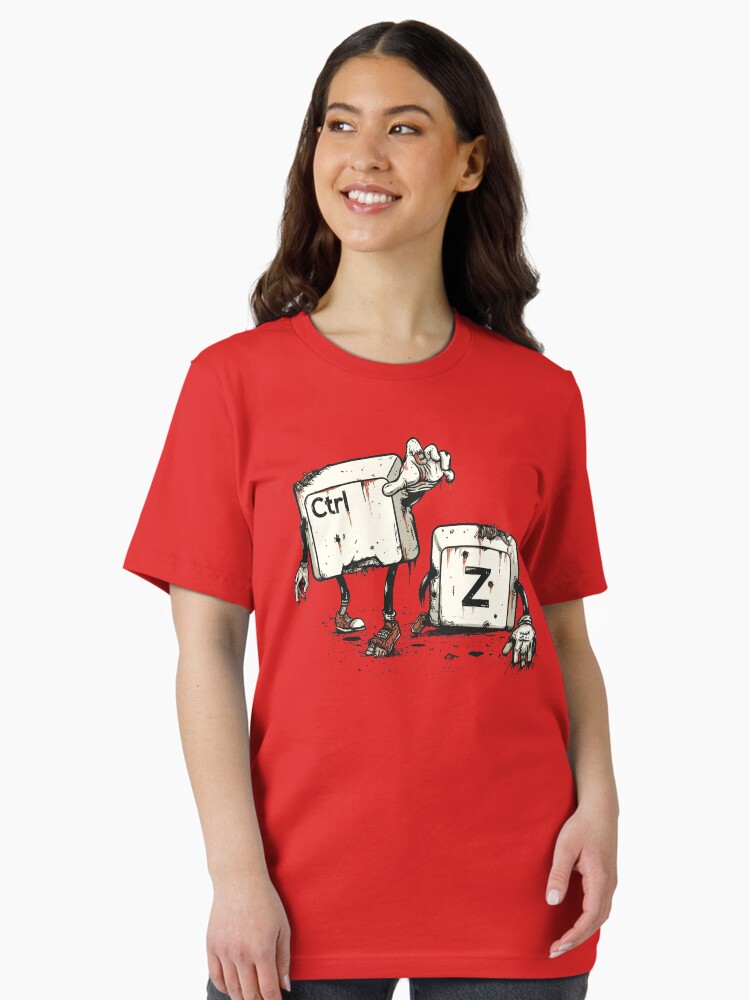 Thumbnail 2 of 7, Essential T-Shirt, Walking Undoead designed and sold by Madkobra.