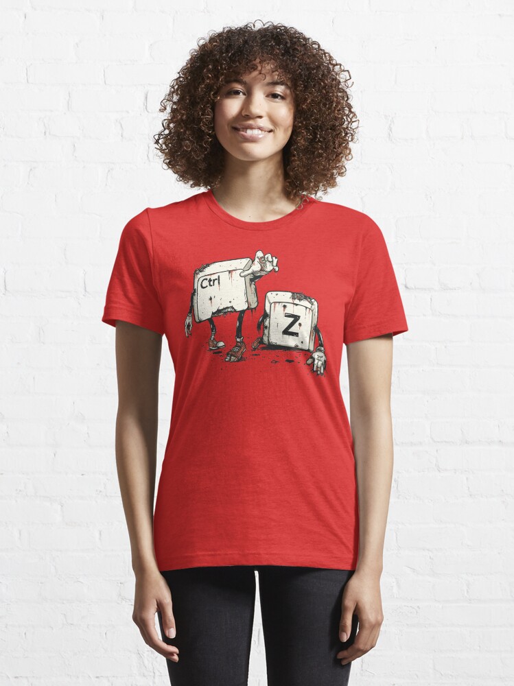 Thumbnail 6 of 7, Essential T-Shirt, Walking Undoead designed and sold by Madkobra.