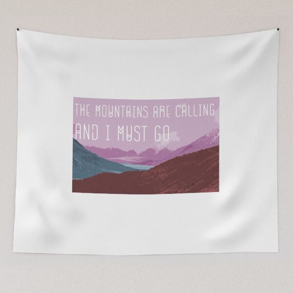 Item preview, The Mountains are calling and I must go designed and sold by Liv Ade.