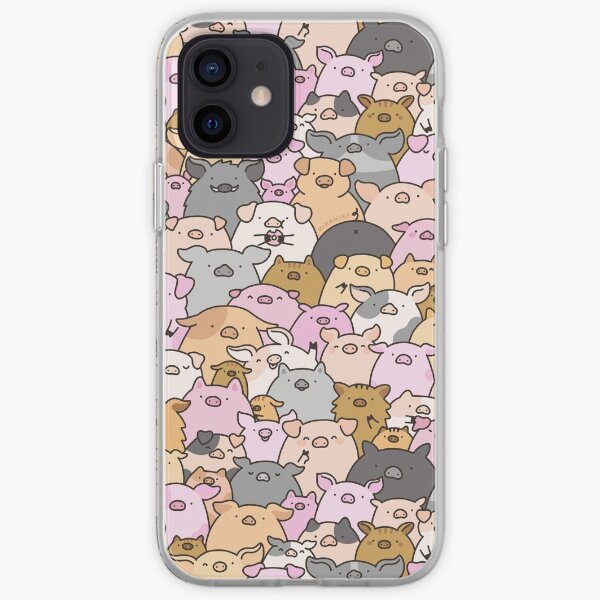 Pigs, Piglets & A Swine! iPhone Soft Case
