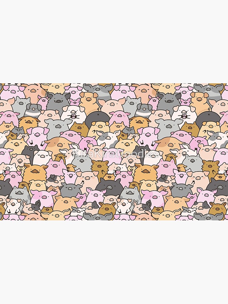 Pigs, Piglets & A Swine! by KiraKiraDoodles