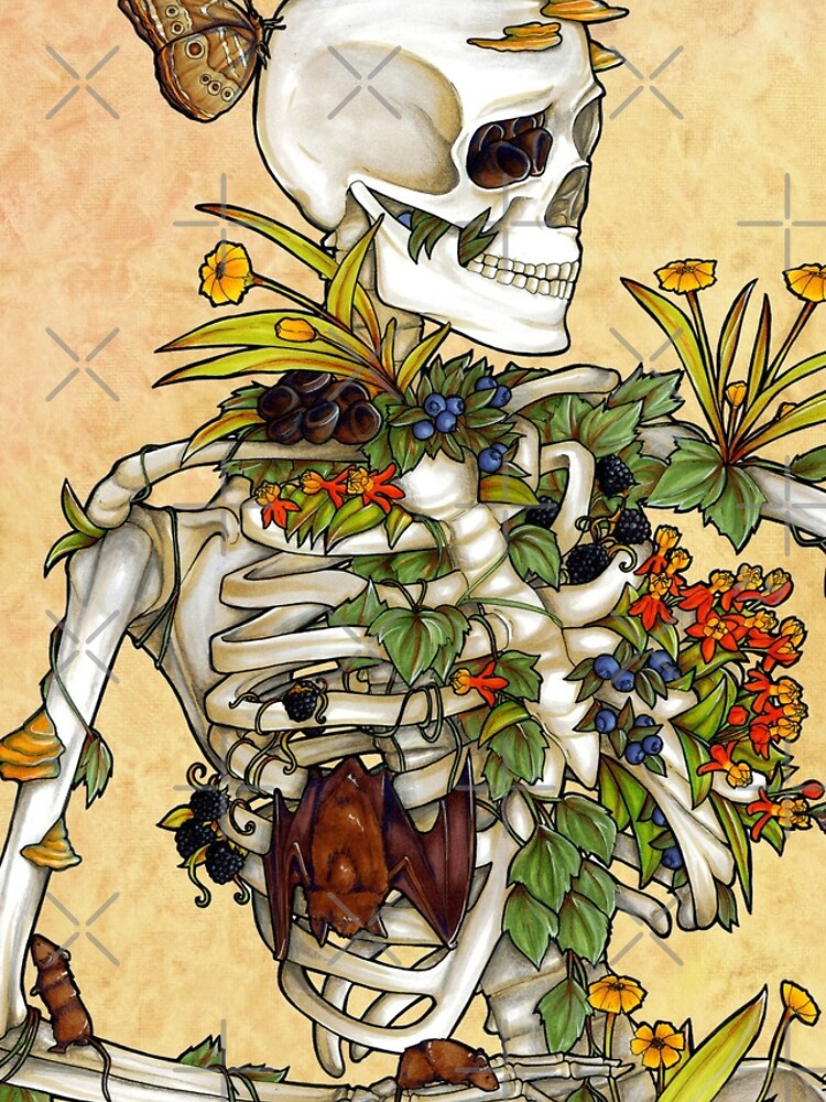 Thumbnail 4 of 4, iPhone Case, Bones and Botany designed and sold by edemoss.