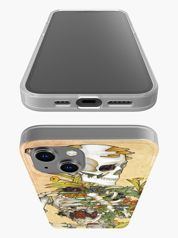 Alternate view of Bones and Botany iPhone Case
