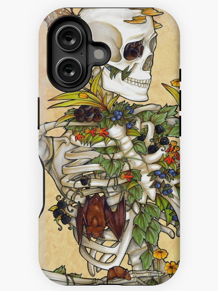 Thumbnail 1 of 4, iPhone Case, Bones and Botany designed and sold by edemoss.