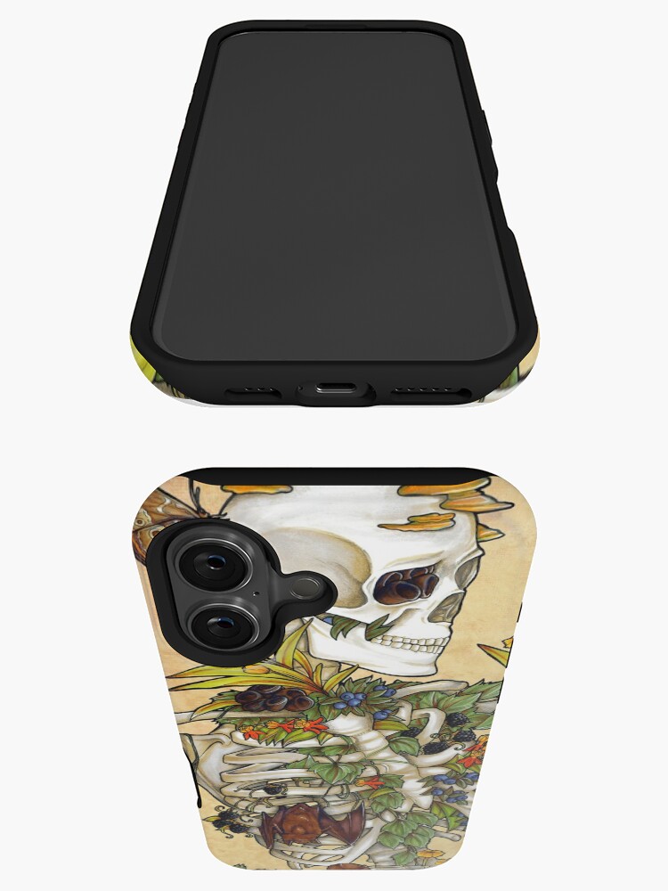 Thumbnail 3 of 4, iPhone Case, Bones and Botany designed and sold by edemoss.
