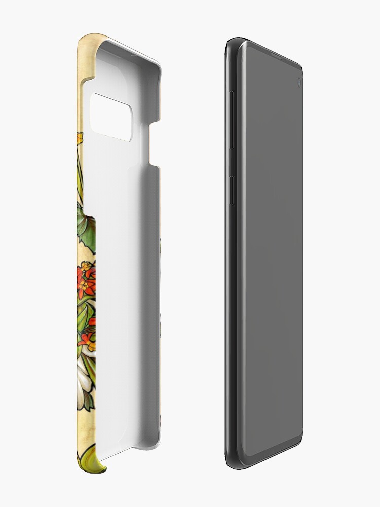 Alternate view of Bones and Botany Case & Skin for Samsung Galaxy