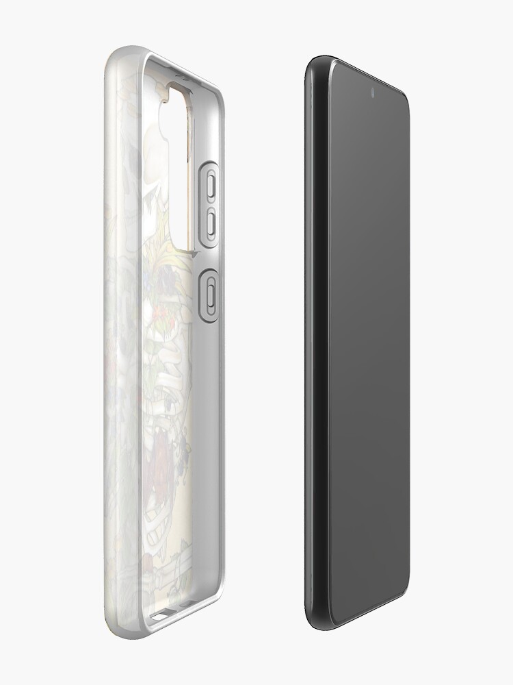 Alternate view of Bones and Botany Samsung Galaxy Phone Case