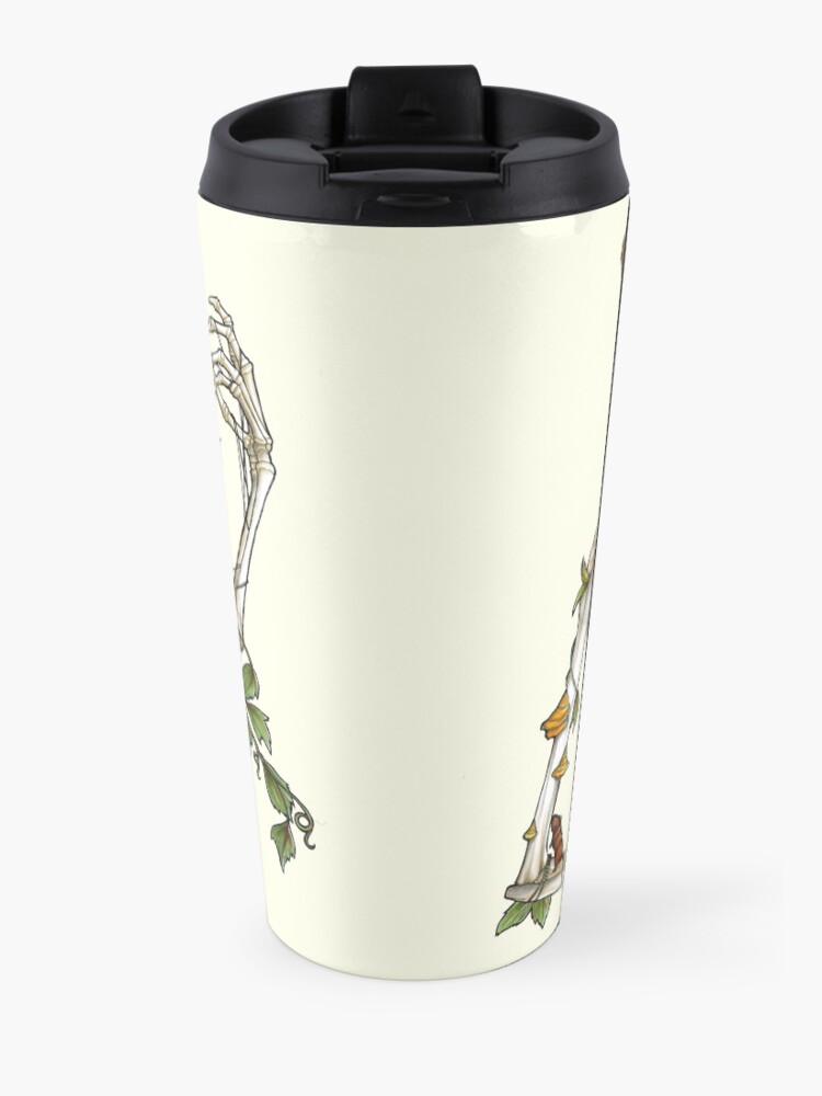 Alternate view of Bones and Botany Travel Coffee Mug