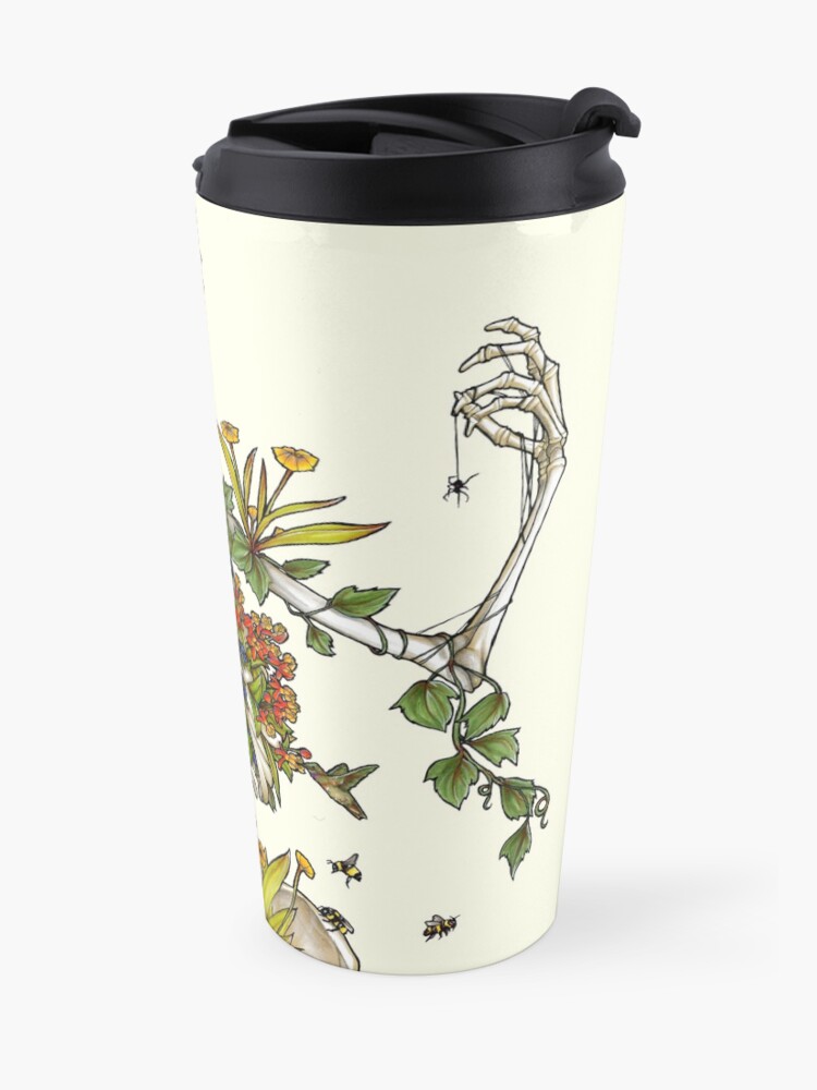 Alternate view of Bones and Botany Travel Coffee Mug