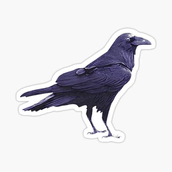 Item preview, Raven in Moonlit Forest designed and sold by Neon-Wolf.