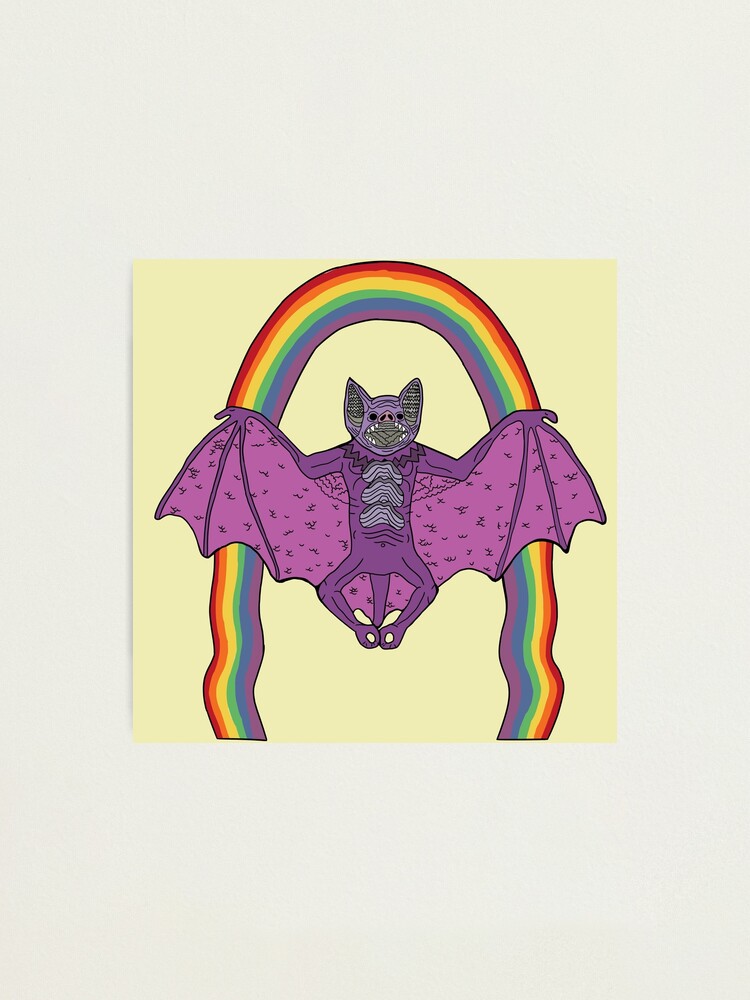 Thee Oh Sees Help Bat Photographic Print By Theavianagenda Redbubble