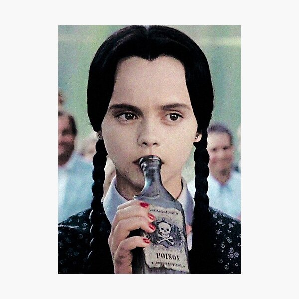 Wednesday Addams "Poison" Photographic Print.