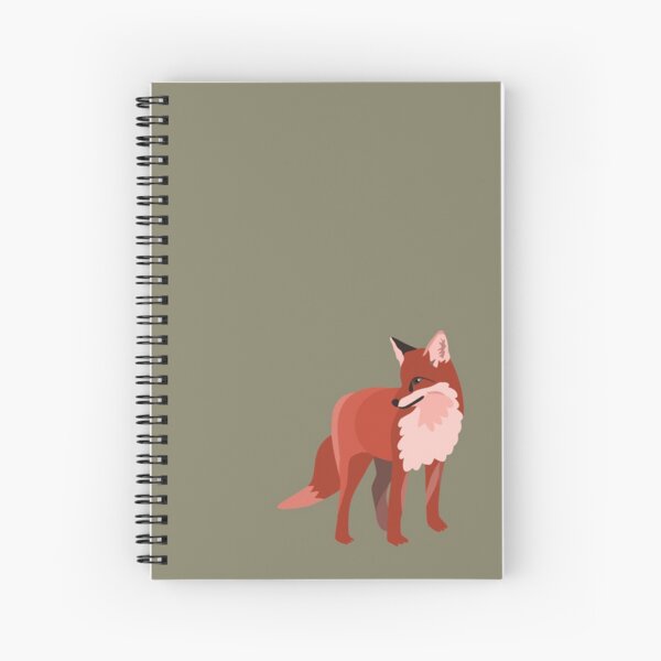 Renard des bois Cahier à spirale