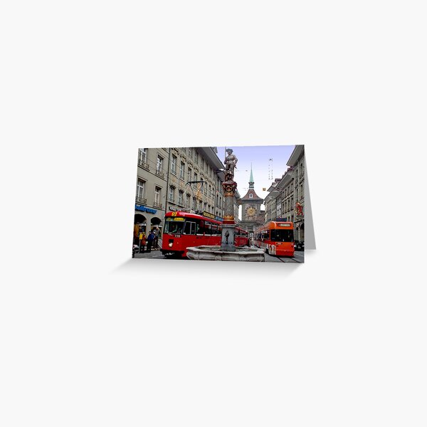 Artikel-Vorschau von Trams in Bern - Switzerland, designt und verkauft von Arie Koene.