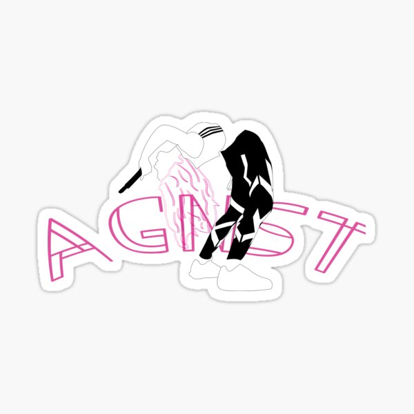 AGNST The Current Sticker Sticker