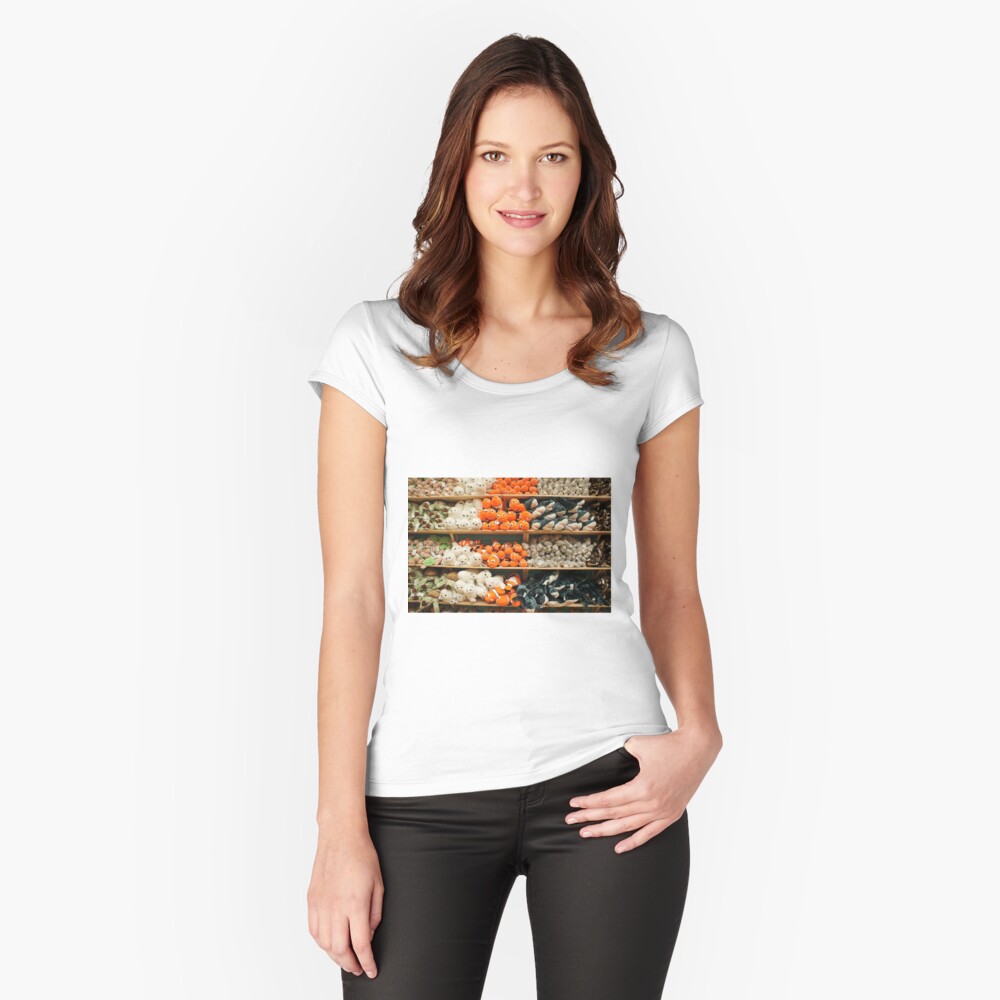 Item preview, Fitted Scoop T-Shirt designed and sold by santoshputhran.