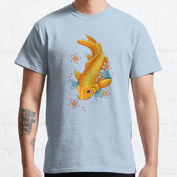 Vista previa del artículo con la obra «Koi Pescado Con Flores De Cerezo», diseñado y vendido por Tanisha Vidale.