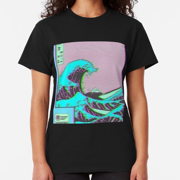 The Great Wave off Vaporwave Kanagawa Classic T-Shirt