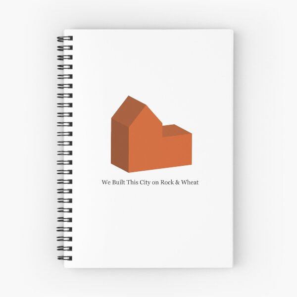 Item preview, We Built This City on Rock & Wheat (ORANGE) designed and sold by Mousetails.