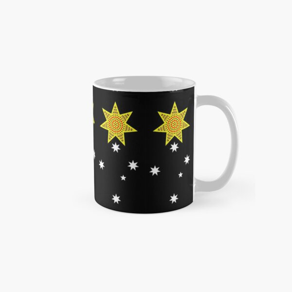 one day, someday, maybe, just a thought, banner on black Classic Mug