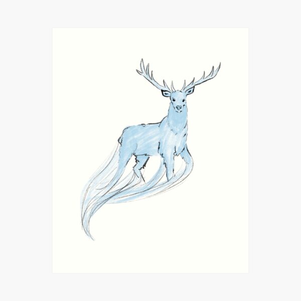 Stag/James Art Print