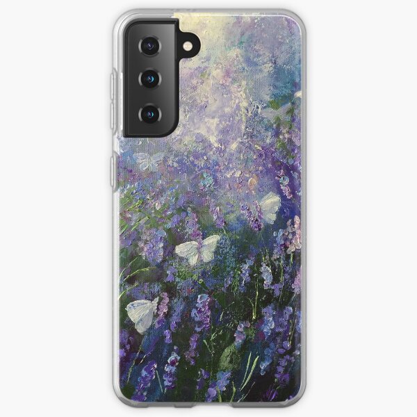Butterflies on Lavender Samsung Galaxy Soft Case