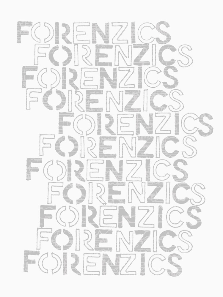 Thumbnail 7 of 7, Essential T-Shirt, Forenzics - Repetitive Type Pale designed and sold by Forenzics.