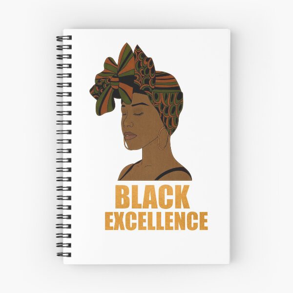 Item preview, Black Excellence Afro African Woman Kente History  designed and sold by Logiamerch.