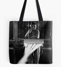 Silk weaver, Uzbekistan Tote Bag
