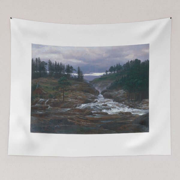 Item preview, The Lower Falls of the Labrofoss (Johan Christian Dahl) designed and sold by ArtHistorical.