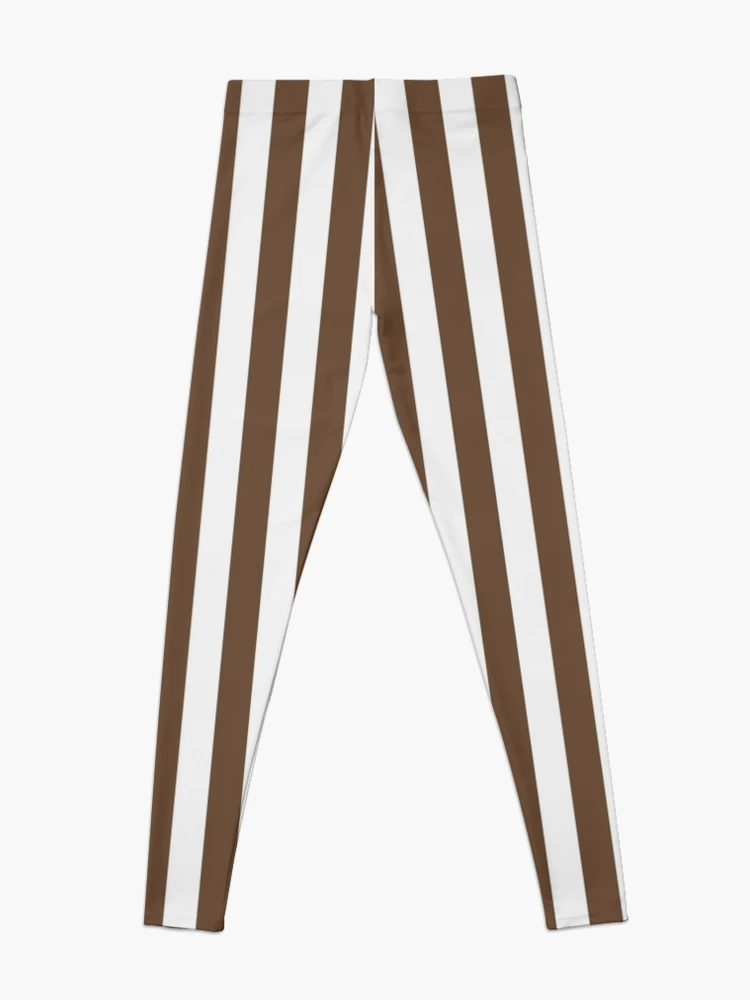Vertical striped leggings 35219-BLACK/WHITE 