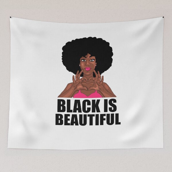 Item preview, Black is Beautiful Afro African Melanin Pride  designed and sold by Logiamerch.