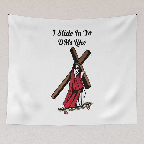 Item preview, Christian Jesus humor skater Christian designed and sold by emphatic.